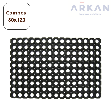 Wycieraczka COMPOS 80x120cm - Gumowa