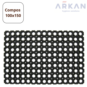 Wycieraczka COMPOS 100x150cm - Gumowa