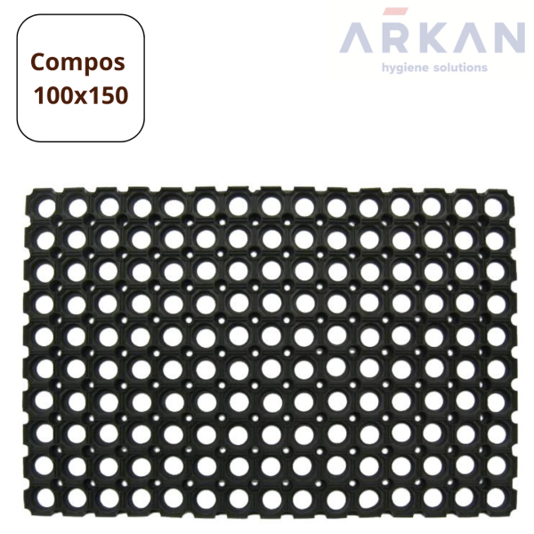 Wycieraczka COMPOS 100x150cm - Gumowa