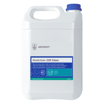 Mediclean 220 Glass 5l - Płyn do przeszkleń