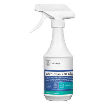 Mediclean 220 Glass 500ml - Płyn do przeszkleń