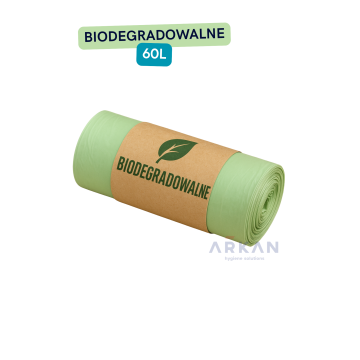 Worki na odpady 60l BIODEGRADOWALNE - 10szt