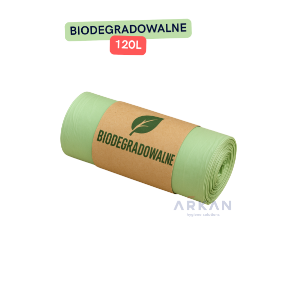 Worki na odpady 120l BIODEGRADOWALNE - 10szt