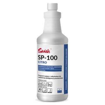 Sp 100 Citro 1000ml - Preparat myjący z alkoholem do codziennej pielęgnacji powierzchni
