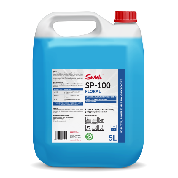 Sp 100 Floral 5l - Preparat myjący do codziennej pielęgnacji powierzchni