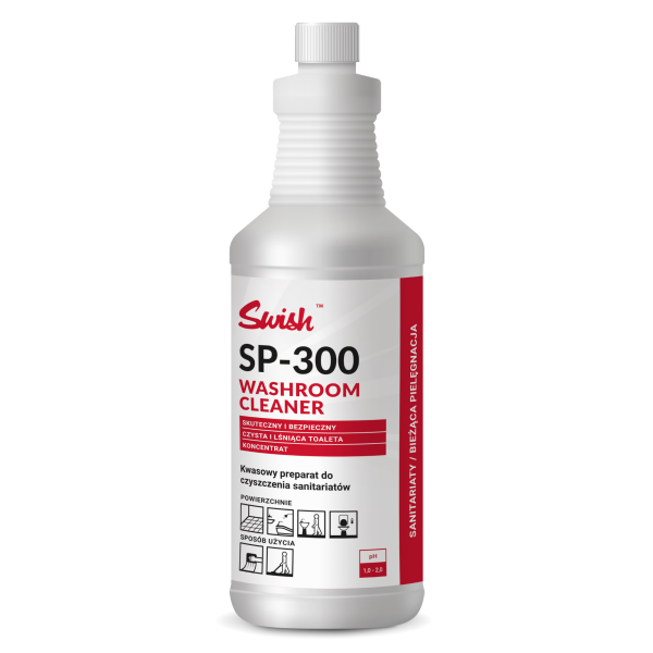 Sp 300 Washroom Cleaner 1000ml - Kwasowy preparat czyszczący do łazienek