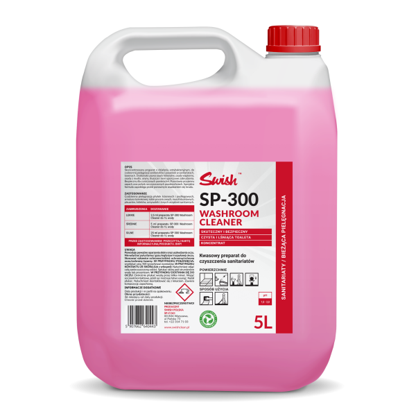 Sp 300 Washroom Cleaner 5l - Kwasowy preparat czyszczący do łazienek