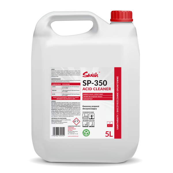 Sp 350 Acid Cleaner 5l - Kwasowy preparat czyszczący