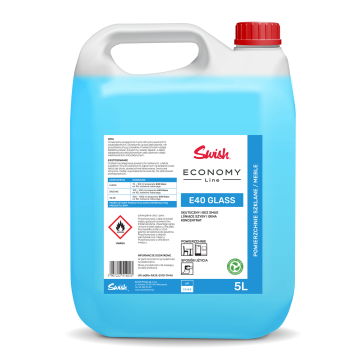 E40 Glass 5l - Skoncentrowany preparat do mycia powierzchni