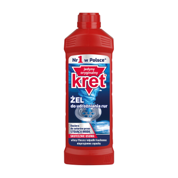 Kret żel do udrożniania rur 1000g