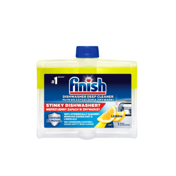 Finish Płyn do czyszczenia zmywarki 250ml - Lemon
