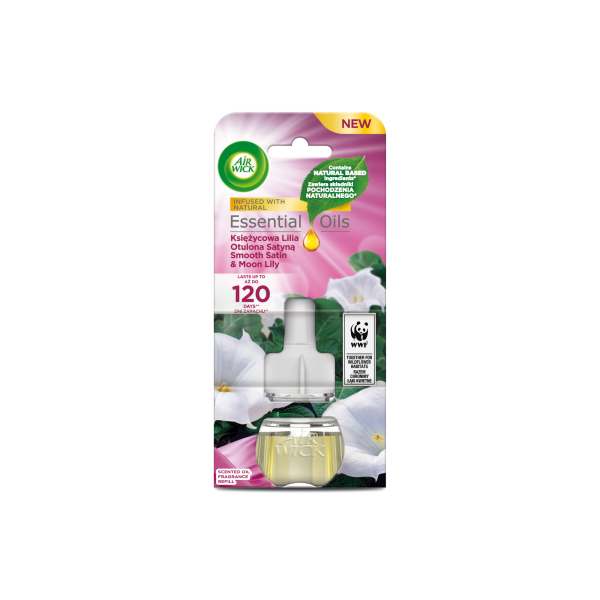 Air Wick Księżycowa lilia otulona satyną  19ml - Wkład