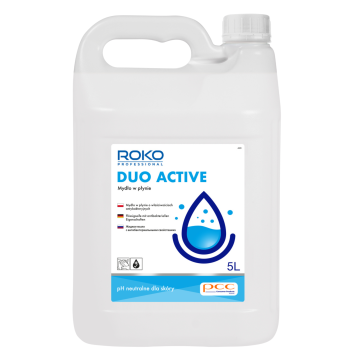 Mydło w płynie ROKO 5l Duo Active - Delikatne mydło antybakteryjne