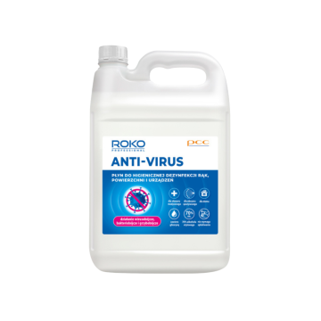Płyn Anti - Virus ROKO 5l - Dezynfekcja rąk & powierzchni