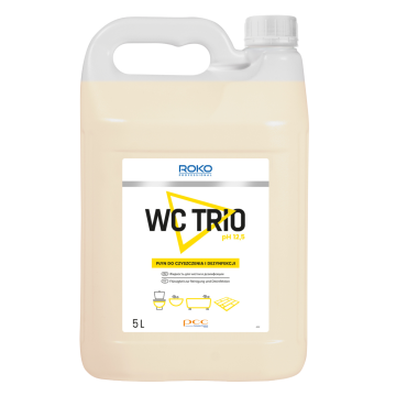 WC Trio ROKO 5l - Płyn do czyszczenia i dezynfekcji toalet