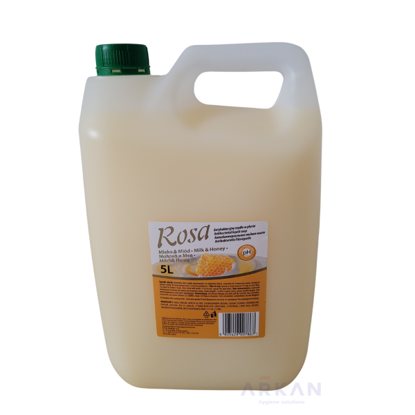 Rosa Mydło w płynie 5l - Mleko & Miód