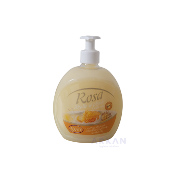 Rosa Mydło w płynie 500ml - Mleko & miód