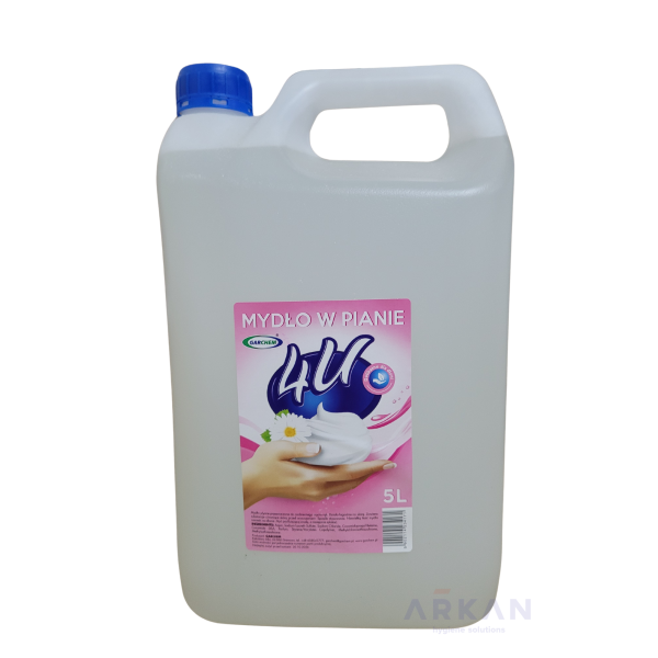 4U Mydło w pianie 5l - Antybakteryjne