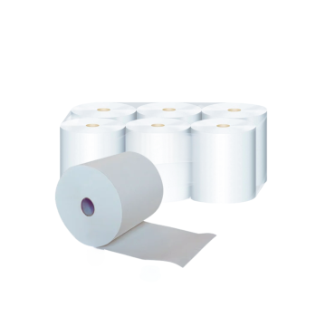 Ręcznik w roli EXCLUSIVE duo białe AUTOCUT 120m (6szt) (M) - Celuloza