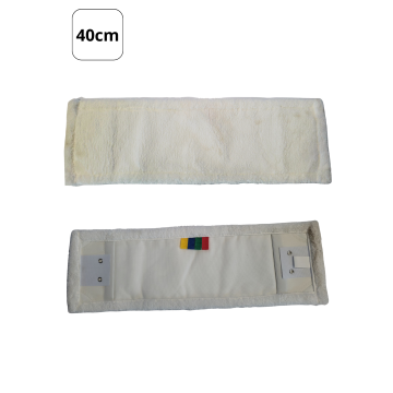Mop mikrofibra DUO 40cm - Zaczep/kieszeń