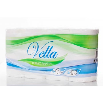 Papier toaletowy EXCLUSIVE Trio biały 150L  64 rolki