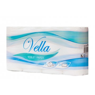 Papier toaletowy EXCLUSIVE Duo biały 250L  64 rolki